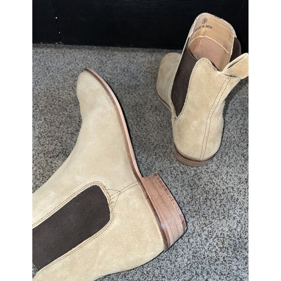 Urban Outfitters Tan Suede Chelsea Boots Size 9  Men’s main image 6